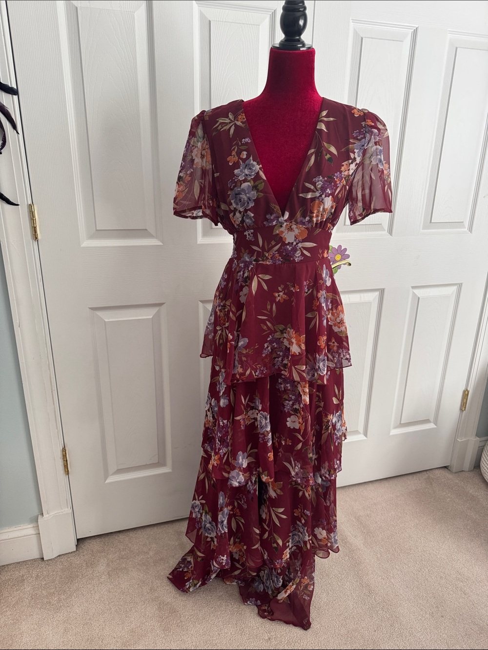 Baltic Born Montaigne Ruffle Maxi Dress